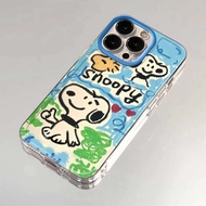 Graffiti Snoopy Suitable For 15 Phone Case Iphone 14 Promax Cartoon 12 New Model 11 Huawei Mate60 Ho