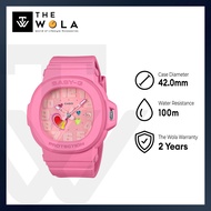 (2 Years Warranty) Casio Baby-G BGA-10-4A Women’s Analog Watch Pink Resin Band