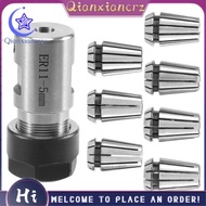 7Pcs ER11 1-7mm Spring Collets with ER11A 5mm Motor Shaft Holder Extension Rod