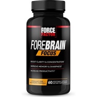 Force Factor Forebrain Focus Brain Booster, Brain Supplement to Boost Clarity & Concentration, for M