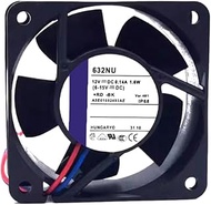 Cooling Fan for Ebmpapst 632NU DC12V 0.14A 1.6W 6CM 2Lines 0PIN New