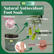 Fyllo Antioxidant Revitalizing Foot Soak - Epsom Salt &amp; Mint, Helps Toenail System, Foot Bath Salt Softens Calluses