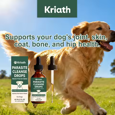 Kriath Pet Digestive Supplement Drops Digestive Comfort Gastrointestinal Health Immune Support Gentl