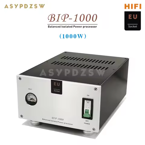 BIP-1000 3 Seats EU Socket HIFI 1000VA Toroidal Balanced isolation transformer 1000W AC Power supply