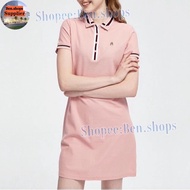 ladies France fashion dress plain stretch polo dress plain color small to plus dress / LKG