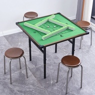🚢Mahjong Table Household Foldable Table Adjustable Portable Small Apartment Hand Rub Sparrow Table Chess Table Chess Tab