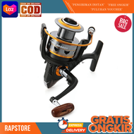 DIAO DE LAI Gulungan Pancing DK11BB - 6000 Series Metal Fishing Spinning Reel 11 Ball Bearing - Gold