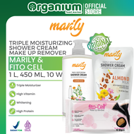 Marily Paket Sabun Mandi Cair Shower Cream Almond Milk Package