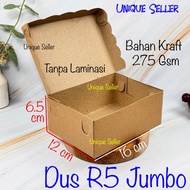 R5 Jumbo KRAFT Lace Box size 16x12x6.5 KRAFT 275 Gram Box Box Box Cake Bread Box R5k 16x12x6.5 KRAFT