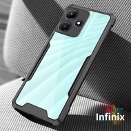 Casing For Infinix Hot 30 30i Phone Case Transparent Acrylic Back Cover For Infinix Hot30 Hot30i X669 X6831 Armor Shockproof Cover