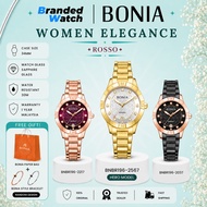 [Official Warranty]Bonia BNBR196 Series Women's 34mm Monogram Stainless Steel Watch Water Resistant 