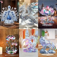 10cm Acrylic Large Standing Sign 2D Artistic Animal Stylish Home Modern Study Decor Desktop Table Gi