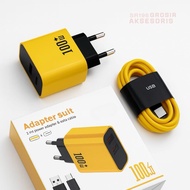 HP Cable Type C Charger Adapter - 100W SUIT Adapter - 100W Android Fast Charger - Batok Cas 100W And