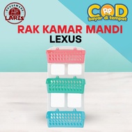 UNIVERSAL Multipurpose 3-Tier Plastic Shelf / 3-Tier Bathroom Shelf