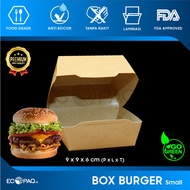 Burger Box - Burger Box - Burger Box - Brown KRAFT - S (50 pcs)
