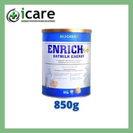 BIOGREEN ENRICH PRO OATMILK ENERGY 850G ( EXP DATE : 08/2027 )