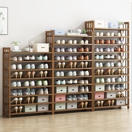 ST-🚢Bamboo Shoe Rack Simple Entrance Home Dormitory Storage Economical Simple Modern Corridor Bamboo Wood Shoe Cabinet