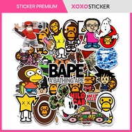 Bape Waterproof Sticker - Laptop, Phone, Guitar, Helmet, Suitcase Sticker