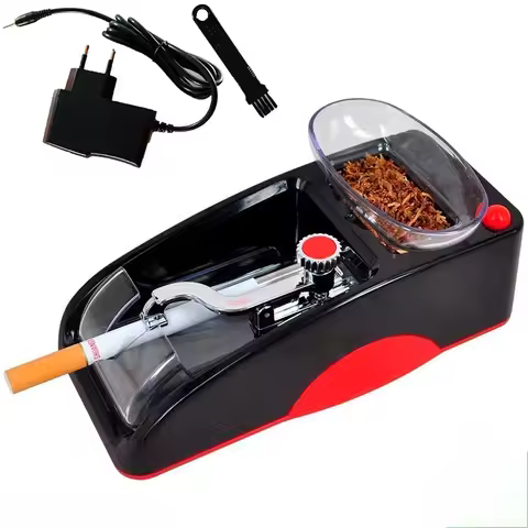 Small Automatic Cigarette Rolling Machine DIY 6.5/8mm Electric Cigaret Injector Maker Tobacco Roller
