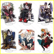 SY2 Chainsaw Man Figure Model Toys Plate Holder Anime Standee Reze Makima Power Home Decor Collectio