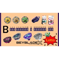 (!!️LOTTO) BEYBLADE X LOTTERY Row B by ibyou.shop Total 1