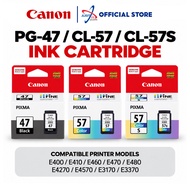 CANON PG--47 / CL-57s / CL-57 PRINTER INK CARTRIDGE - BLACK / COLOR