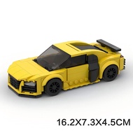 Speed Series Audi R8 Car Model Building Blocks Set Creative Display Toy for Boys 8 Grids Vehicle Ass