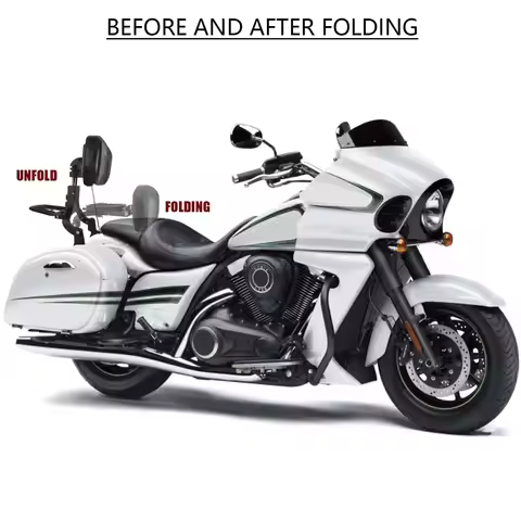 Multi Purpose Motorcycle Rear Backrest Sissy Bar For Kawasaki Vulcan 1700 VN1700 Vaquero