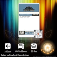 [GNA] 55 Pcs 63.5x88mm 100um Card Sleeves by Sleeve Kings 9905 | 63.5 x 88 mm 100 Micron SleeveKings