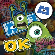 Monsters Inc vinyl stickers Mike Wazowski