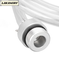 LAKAMIRY Gearbox Oil Change Kit, Oil & Corrosion Resistant 1.5m Oil Filling Hose,  PVC Aluminum Conn