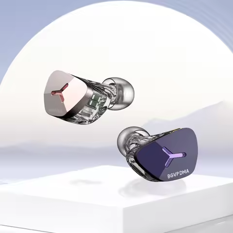 BGVP DMA 1DD+2BA +2BC Hybrid IEMs HIFI In-ear Earphone Bone Conduction Driver Wired Music Earbuds Wi