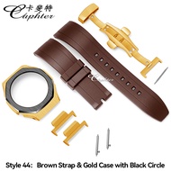 DGJLI Casioak สายนาฬิกาโลหะชุดแท่งกระเปาะเหล็กไร้สนิมพร้อมสายรัดอะแดปเตอร์สำหรับ Casio สำหรับ G-Shoc