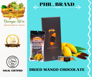 Dried Mango Chocolate , Philippine Brand, Belgian chocolate, Single pack & Pillow pack