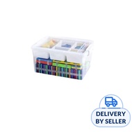 Citylife 16L Storage Container Box With Extra Compartment Tra