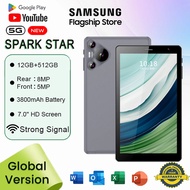 Original 5G SPARK STAR Android Tablet with keyboard pen 12GB+512GB Tablet Dual Sim kids Tablet
