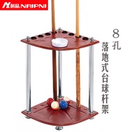 Pool Supplies Pool Cue Rack Pool Cue Display Rack Pool Cue Wall-Mounted Floor-standing Cue Rack