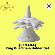 [lemaha] Ring Gua Sha, and Holder set (2 rings and 1 Holder) / Korean Gua Sha Rings / Massage Therap