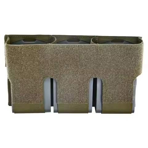 KTS Triple 556 Magazine Pouch Built-In Clips Fast Retrieving M14 M16 AR15 MAG Front Flap Rifle FCSK 