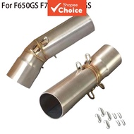 Bmw F650gs F700gs F800gs Stainless Steel Middle Link Pipe Exhaust Adapter