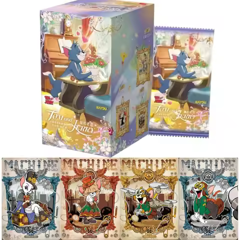 KAYOU Genuine Tom Jerry Cards Variety Pack Series 2 Frenemies Collection Cards Tom The Cat Anime The