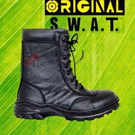 SWAT LEATHER ORIGINAL TACTICAL BOOT OPERASI KASUT HIKING TACTICAL BOOT