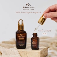 Arganna Pure Organic  Argan Oil น้ำมันอาร์แกนออยล์ กลิ่นเนโรลี (15 มล.) น้ำมันบำรุงผิวเพื่อผิวขาวกระ