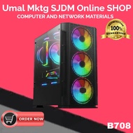 YGT B708 BLACK / WHITE Gaming Case ( Note: CASE ONLY )