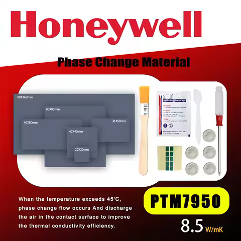 Honeywell PTM7950 Phase Change Pad Material 8.5W/mK Thermal Silicone Grease Pad Cooling Thermal Cond