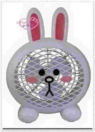 ♥小花花日本精品♥Hello Kitty line兔兔 桌上型小款電風扇/電扇USB插頭
