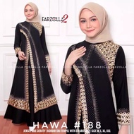 Abaya hawa Dress | Abaya Abaya | Jetblack Abaya | Muslim abaya dress