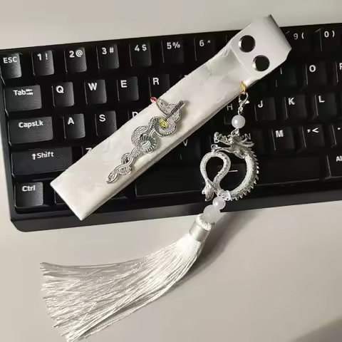 Holy60 Mechanical Keyboard Ribbon Custom Artisan Keyboard Strap Lace Ribbon Pendant Keyboard Win60 A