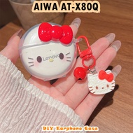 【In Stock】For AIWA AT-X80Q Case Cover DIY Creative Cartoons Soft Silicone Earphone Case Casing