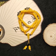Tibetan Style 7x9 Barrel Beads Dzi Beads 108 Beads Bracelet For Men And Women To Hold And Play With